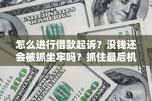 北京怎么进行借款起诉？没钱还会被抓坐牢吗？抓住最后机会！