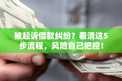 北京被起诉借款纠纷？看清这5步流程，风险自己把控！