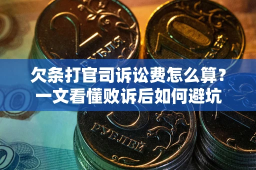 北京欠条打官司诉讼费怎么算？一文看懂败诉后如何避坑