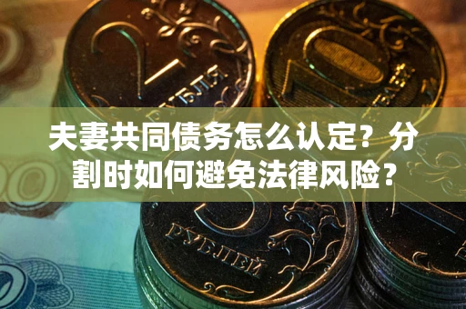 北京夫妻共同债务怎么认定？分割时如何避免法律风险？